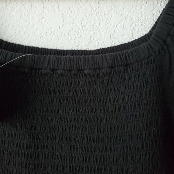 J crew factory tiered smoked midi dress size S black - Picture 10 of 15